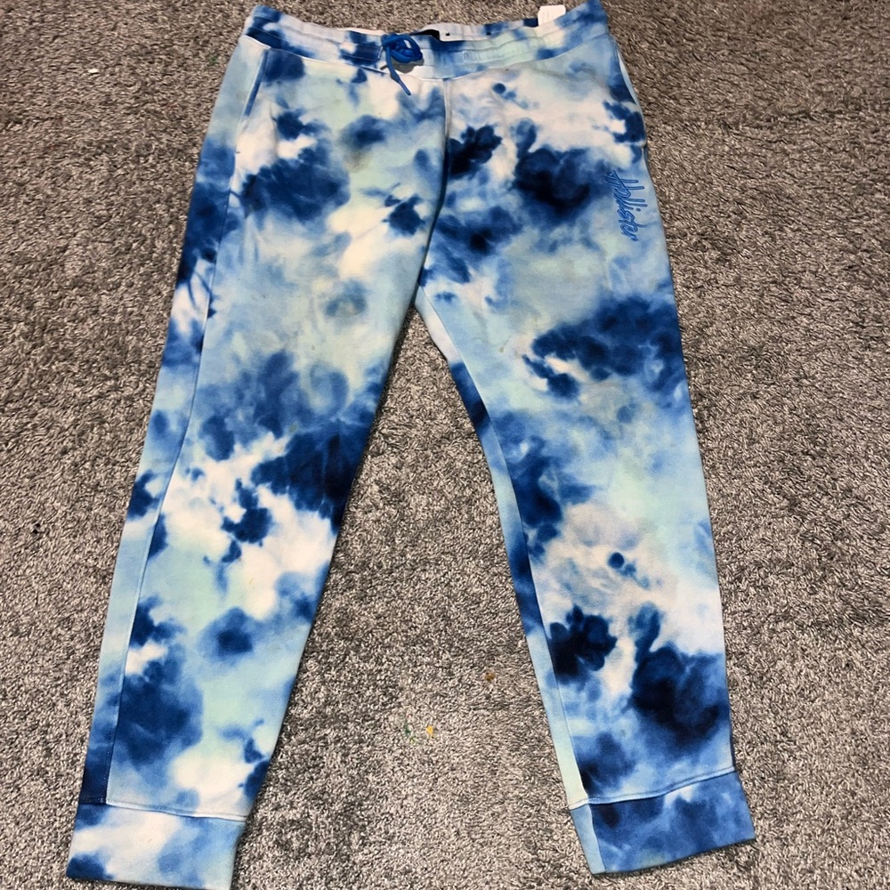 Hollister Blue Tie-Dye Joggers